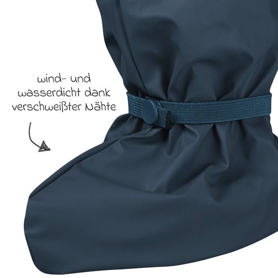 Playshoes Rain booties with fleece lining - Navy - Size S