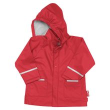 Giacca antipioggia con catarifrangenti - Rosso - Taglia 86