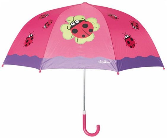 Playshoes Regenschirm Glückskäfer - Rosa