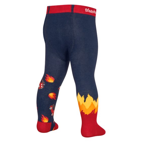 Playshoes Strumpfhose 2er Pack - Feuerwehr Marine - Gr. 62/68