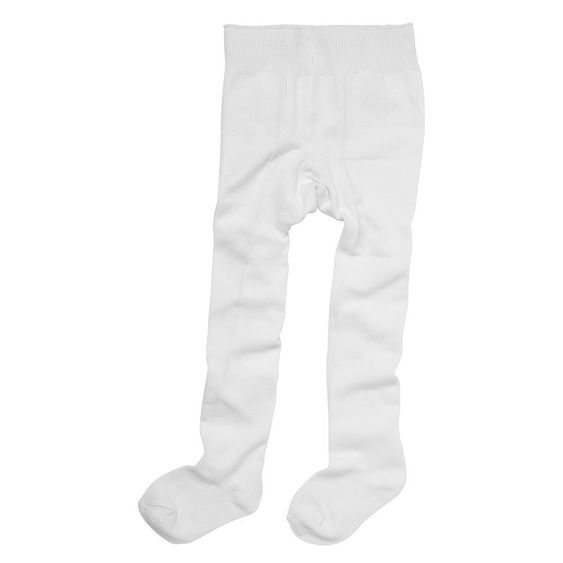 Playshoes Strumpfhose - Uni Weiß - Gr. 74 / 80
