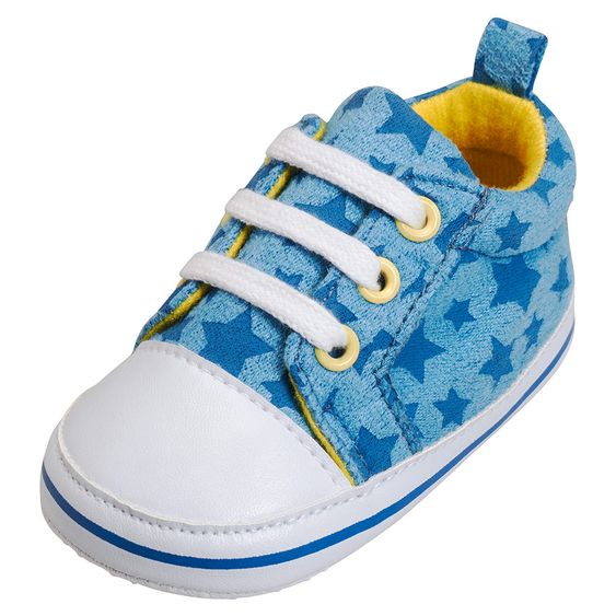 Playshoes Turnschuh - Sterne Blau - Gr. 17