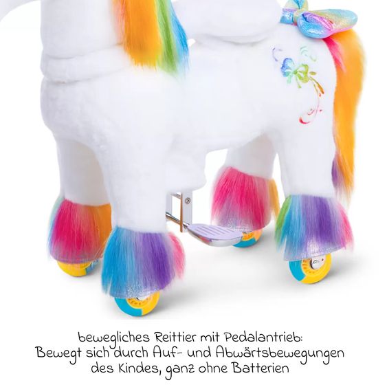 PonyCycle Schaukeltier Unicorn - Rainbow