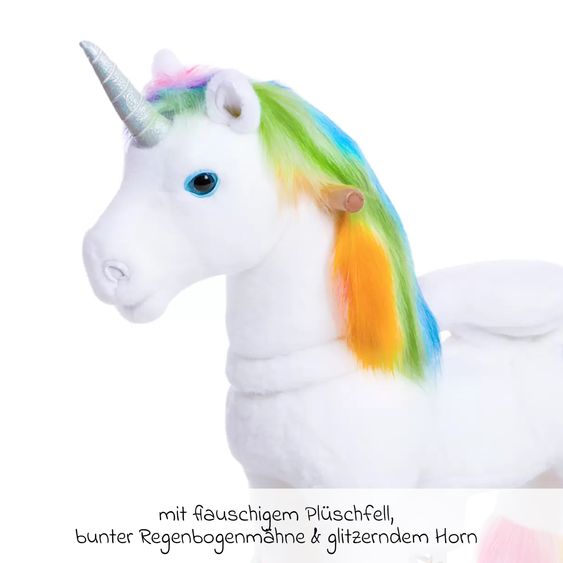PonyCycle Schaukeltier Unicorn - Rainbow