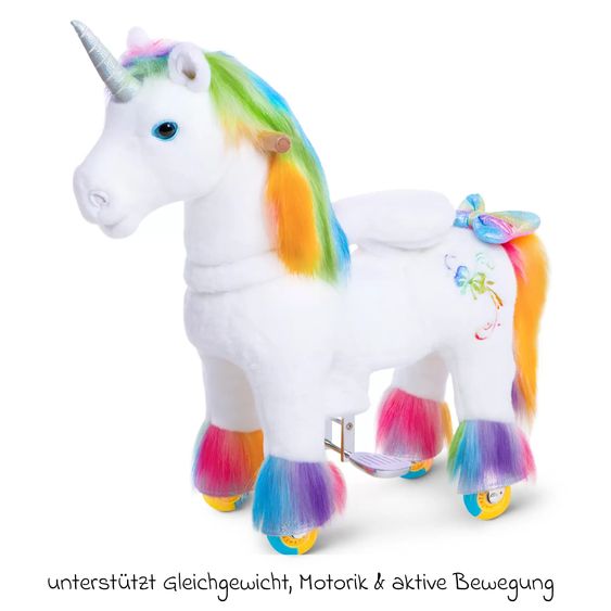 PonyCycle Schaukeltier Unicorn - Rainbow