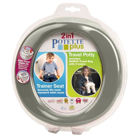 Potette Reisetöpfchen Potette Plus - Silber