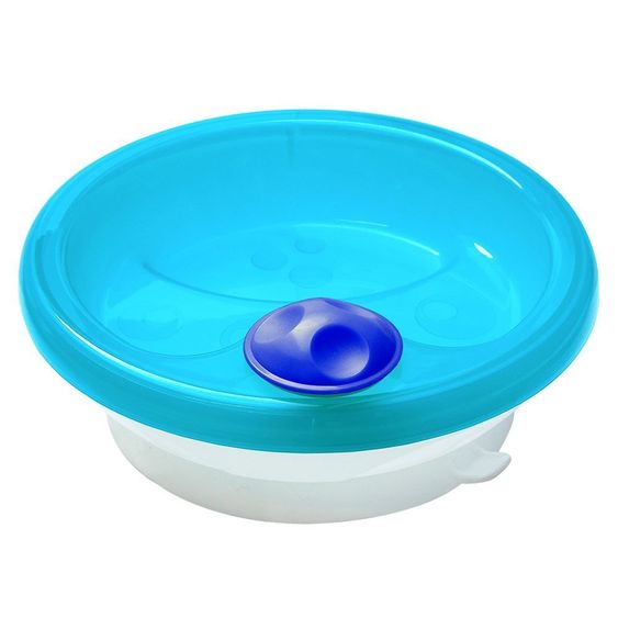 Primamma Warmhalte-Teller mit Saugring - Blau