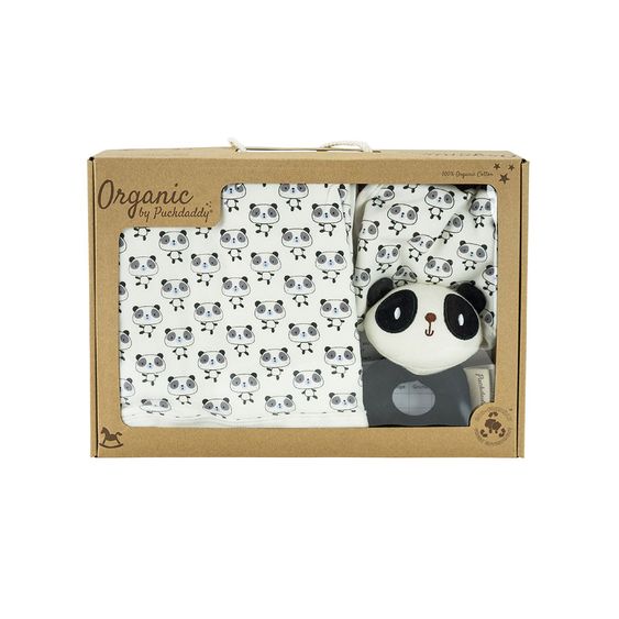 Puckdaddy Bio-Baumwolle Geschenkset - Panda