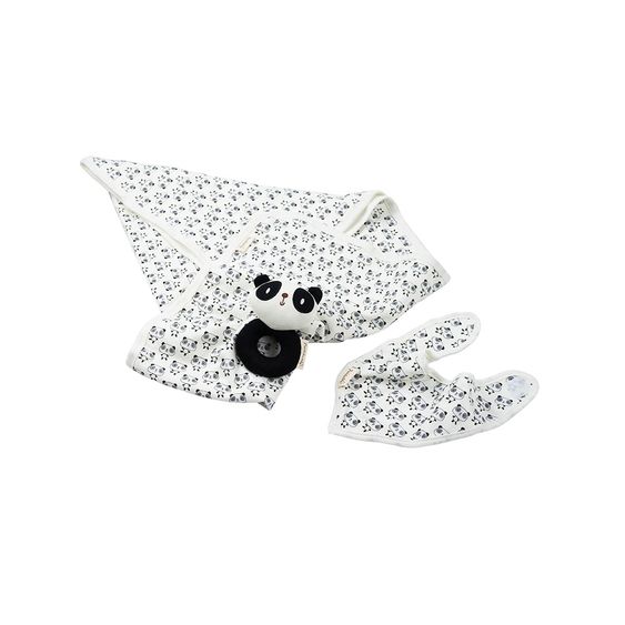 Puckdaddy Bio-Baumwolle Geschenkset - Panda