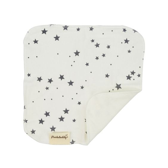 Puckdaddy Bio-Baumwolle Waschset - Sterne - Grau