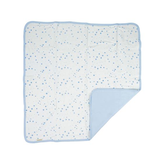 Puckdaddy Bio-Baumwolle Waschset - Sterne - Hellblau