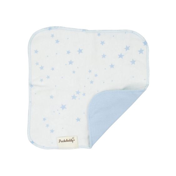 Puckdaddy Bio-Baumwolle Waschset - Sterne - Hellblau
