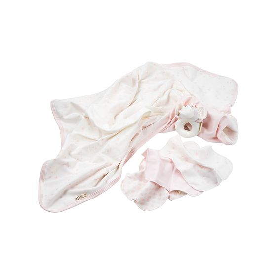 Puckdaddy Bio-Baumwolle Waschset - Sterne - Rosa