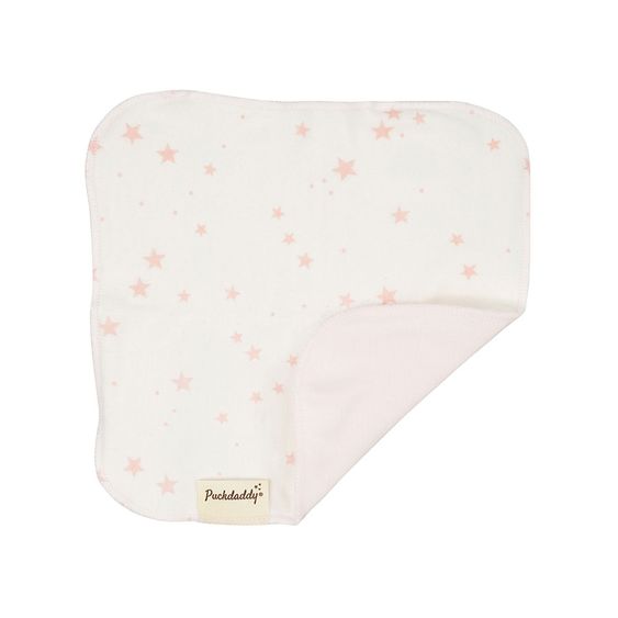 Puckdaddy Bio-Baumwolle Waschset - Sterne - Rosa