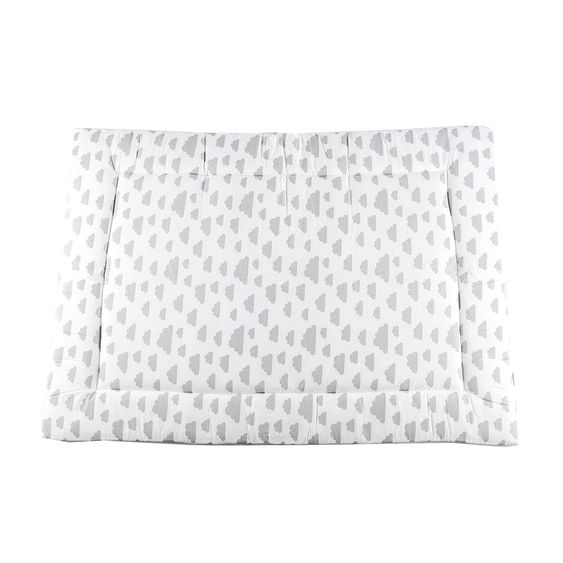 Puckdaddy Coperta per bambini - Nuvole - Bianco