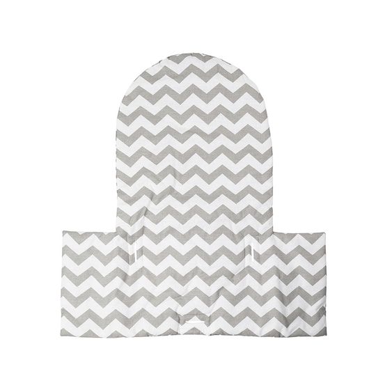Puckdaddy Sitzkissen für Ikea Antilop Hochstuhl - Chevron / Streifen