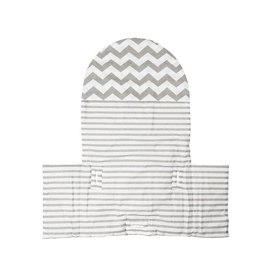 Puckdaddy Sitzkissen für Ikea Antilop Hochstuhl - Chevron / Streifen