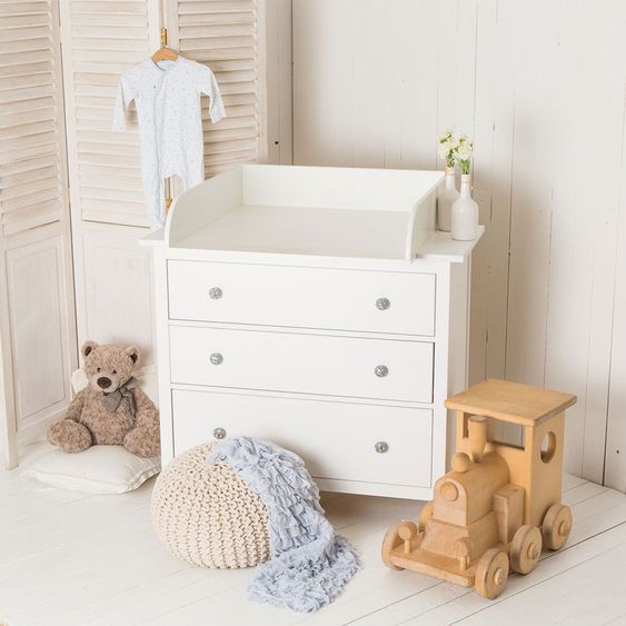 Puckdaddy Wickelaufsatz für IKEA Hemnes / Songesand Kommode 15 cm