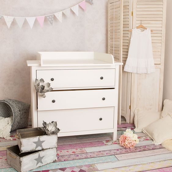 Puckdaddy Wickelaufsatz für IKEA Hemnes / Songesand - Rund