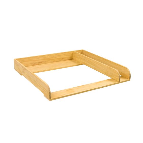 Puckdaddy Wickelaufsatz für IKEA Malm Kommode - Holz mit Trennfach