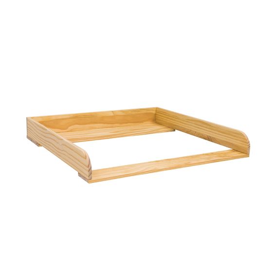 Puckdaddy Wickelaufsatz für IKEA Malm Kommode - Naturholz