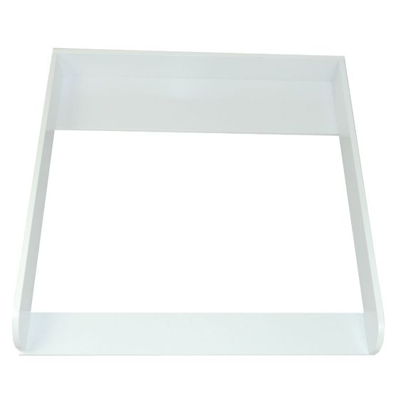Puckdaddy Wickelaufsatz für IKEA Malm Kommode - Rund - Weiß