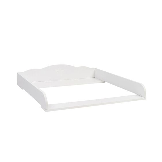 Puckdaddy Wickelaufsatz für IKEA Malm Kommode - Stern M - Weiß