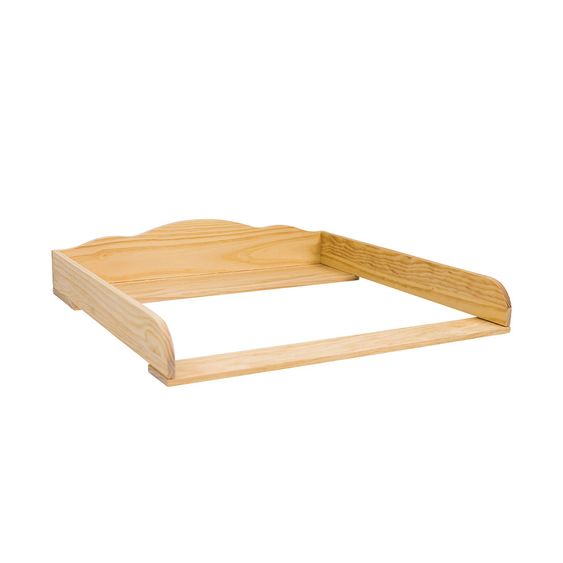 Puckdaddy Wickelaufsatz für IKEA Malm Kommode - Wolke - Naturholz