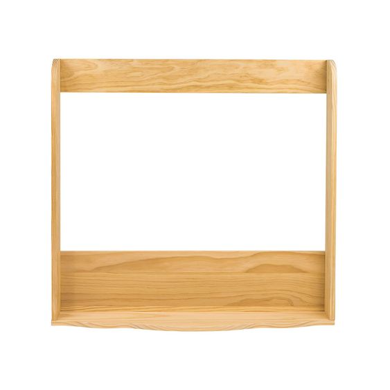 Puckdaddy Wickelaufsatz für IKEA Malm Kommode - Wolke - Naturholz