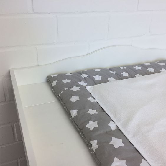 Puckdaddy Wickelaufsatz XXL Wolke - Extrarund - Weiß