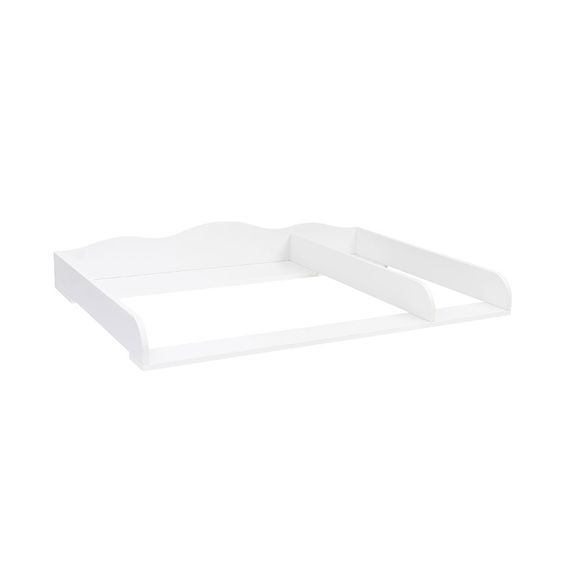 Puckdaddy Wickelaufsatz XXL Wolke für IKEA Hemnes - Rund mit Trennfach