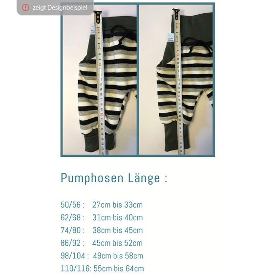 Puschl deluxe Baby Pumphose Walkloden - Grau meliert - Gr. 50/56