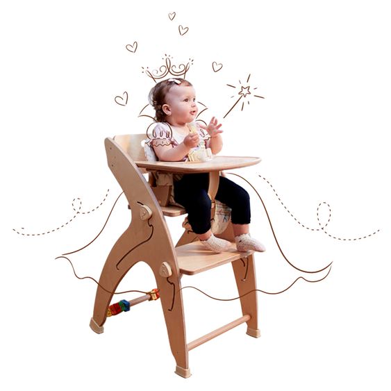 QuarttoLino 5-point safety harness for Quarttolino high chair - Beige