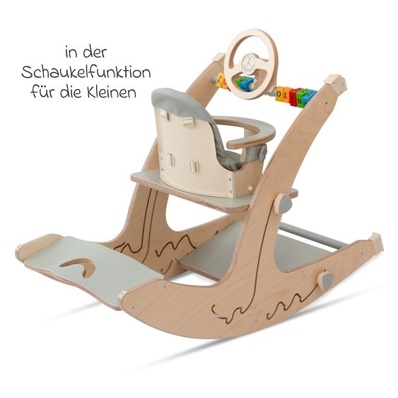 QuarttoLino Babyeinsatz für Hochstuhl Quarttolino - Grau