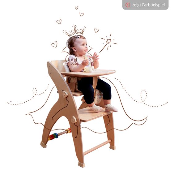 QuarttoLino Baby insert for Quarttolino high chair - gray