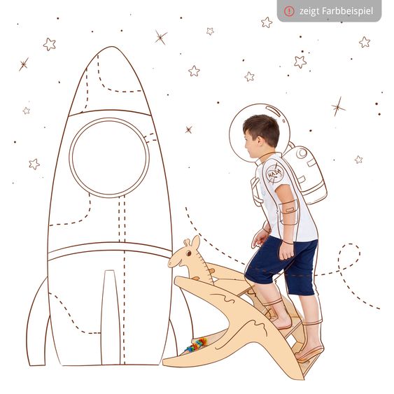 QuarttoLino Multifunctional high chair set incl. baby seat, table top, play cube, safety belt - high chair, swing, stairs, learning tower & baby bouncer in one, usable up to 150 kg - green