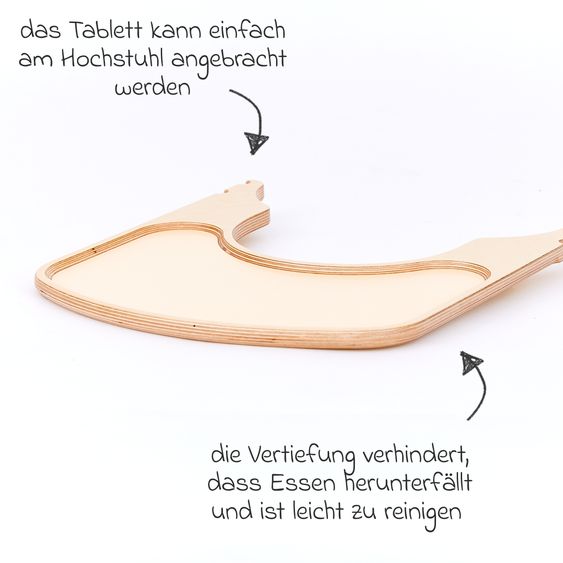 QuarttoLino Multifunktionaler Hochstuhl-Set inkl. Babysitz, Tischplatte, Spielwürfel, Sicherheitsgurt - Hochstuhl, Schaukel, Treppe, Lerntower & Babywippe in einem bis 150 kg nutzbar - Natur