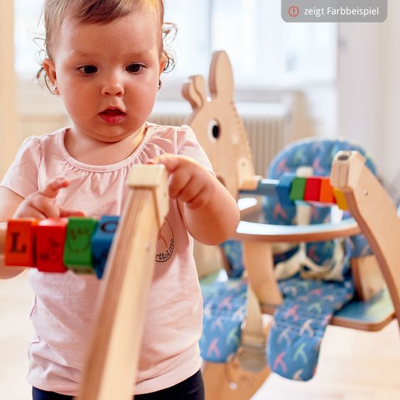 QuarttoLino Cuscino di seduta in poliammide per bambini - blu