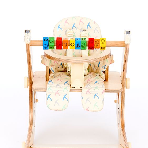 QuarttoLino Play cube for high chair Quarttolino - Colorful