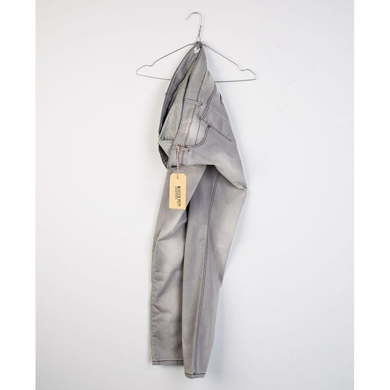 Queen Mum Jeans Denim Slimfit Noa - Grau - Gr. 36/38
