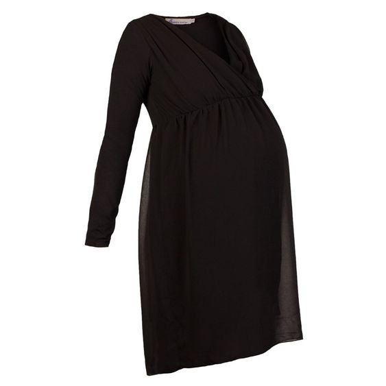 Queen Mum Kleid mit Stillfunktion - Schwarz - Gr. L