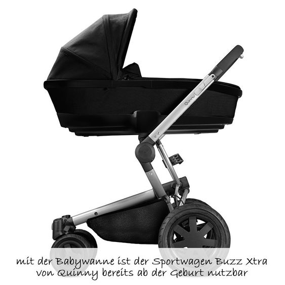 Quinny Babywanne faltbar für Buzz Xtra / Moodd - Black Devotion