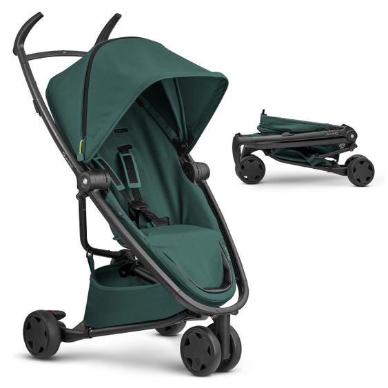 Quinny Buggy & Sportwagen Zapp Flex Einhand-Faltung, Liegeposition, nur 6,3 kg - Green