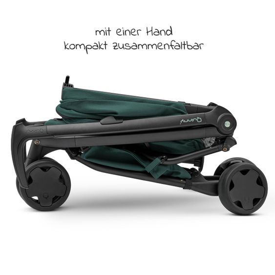 Quinny Buggy & Sportwagen Zapp Flex Einhand-Faltung, Liegeposition, nur 6,3 kg - Green