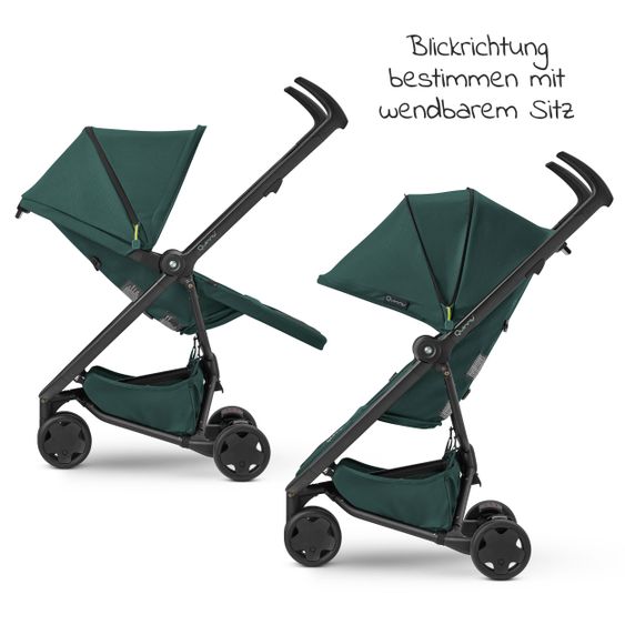 Quinny Buggy & Sportwagen Zapp Flex Einhand-Faltung, Liegeposition, nur 6,3 kg - Green