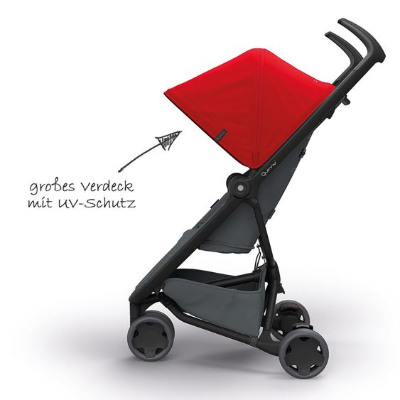 Quinny Buggy Zapp Flex - Rosso su grafite