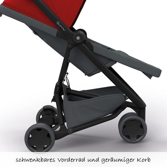 Quinny Buggy Zapp Flex - Rosso su grafite