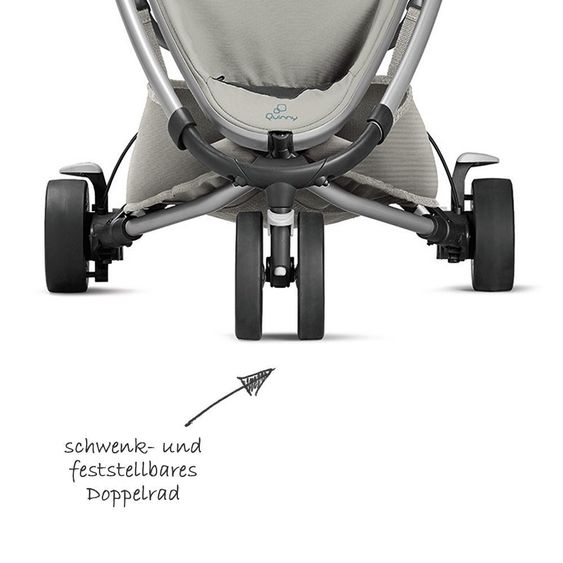 Quinny Buggy Zapp Xtra 2.0 - Grey Gravel