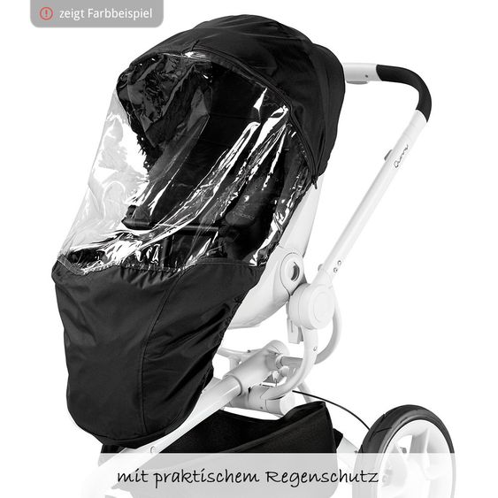 Quinny Moodd pushchair incl. baby bath - Black Devotion
