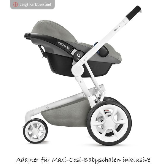 Quinny Moodd pushchair incl. baby bath - Black Devotion